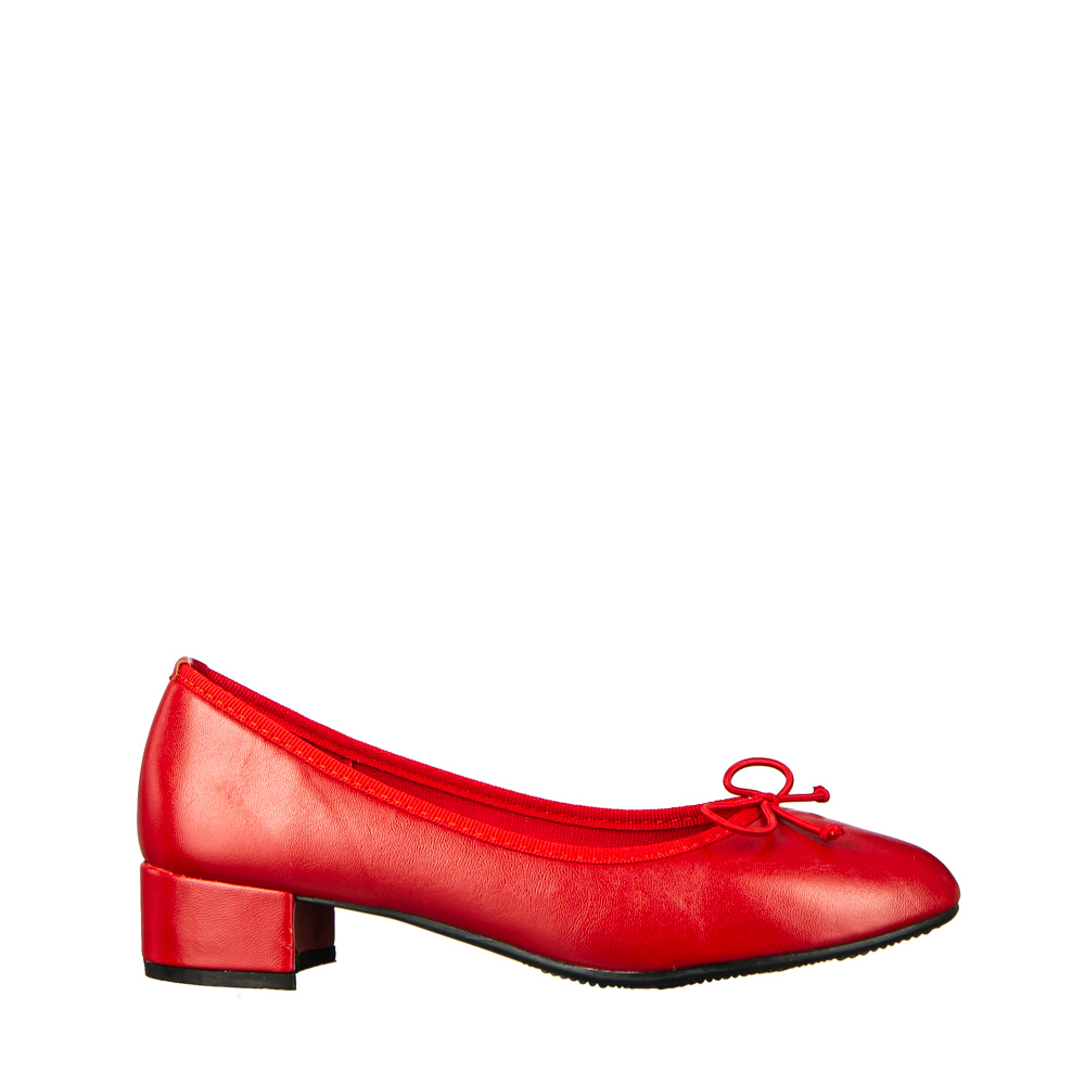 Pantofi dama cu toc rosii din piele ecologica Derigo, 2 - Kalapod.net